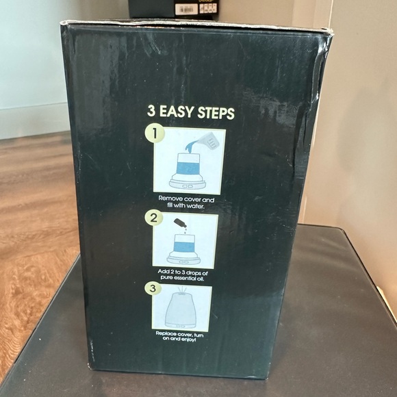 NWT Pure Essential Oil Works Tranquility Ultrasonic Oil Diffuser + Oils - Picture 4 of 7